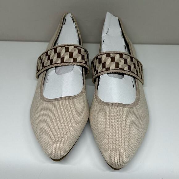 NWOB | MIA | Madeleine Ballerina Flats | Cream | Size 6 M US - Picture 7 of 14